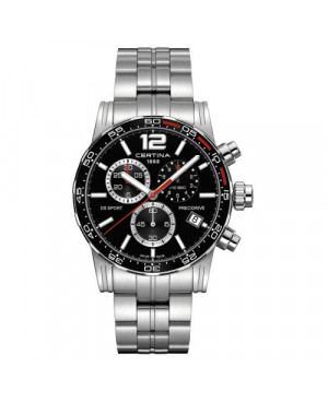 Szwajcarski, sportowy zegarek męski Certina DS Sport Chronograph 1/10 sec C027.417.11.057.02 (C0274171105702)