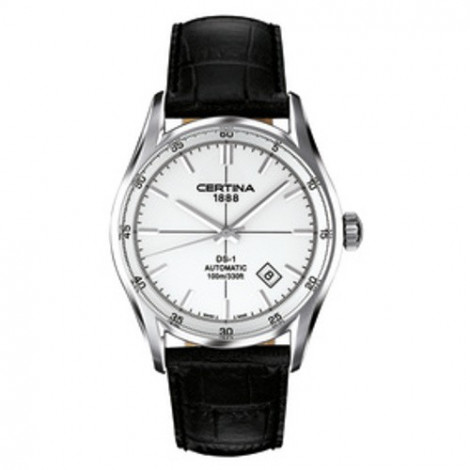 Szwajcarski, klasyczny zegarek męski Certina DS-1 Index C006.407.16.031.00 (C0064071603100)