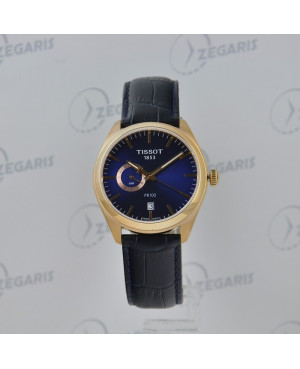 Szwajcarski, klasyczny zegarek męski Tissot PR 100 DUALTIME GMT T101.452.36.041.00 (T1014523604100) z szafirowym szkłem