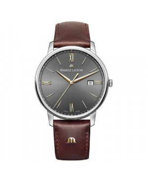 Szwajcarski, klasyczny zegarek męski MAURICE LACROIX Eliros Date EL1118-SS001-311-1 (EL1118SS0013111)