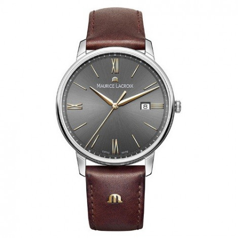 Szwajcarski, klasyczny zegarek męski MAURICE LACROIX Eliros Date EL1118-SS001-311-1 (EL1118SS0013111)