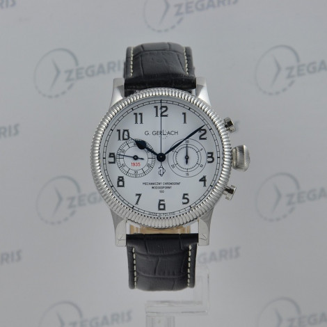 Klasyczny zegarek męski G.Gerlach m/s Piłsudski chronograf