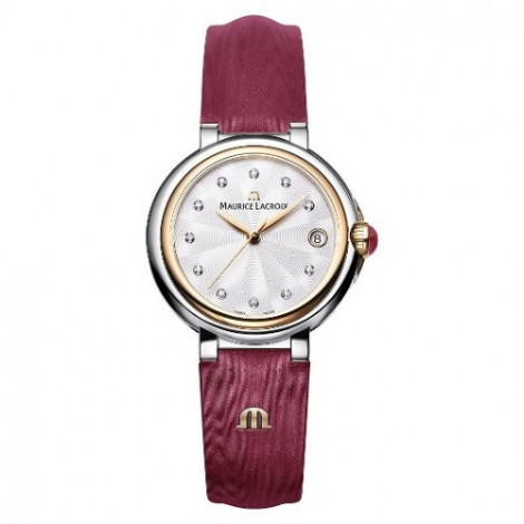 Szwajcarski klasyczny zegarek damski MAURICE LACROIX Fiaba Valentine FA1004-PVP11-550-1 (FA1004PVP115501) Mechanizm kwarcowy