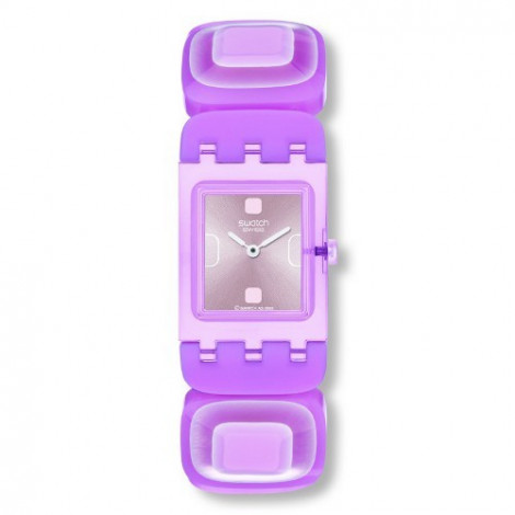 różowy zegarek damski SWATCH SUBP105B SQUARE PEARL PLAY SMALL