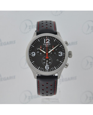 Szwajcarski, sportowy zegarek męski Tissot T116.617.16.057.02 (T1166171605702) mechanizm kwarcowy ze stoperem z chronografem