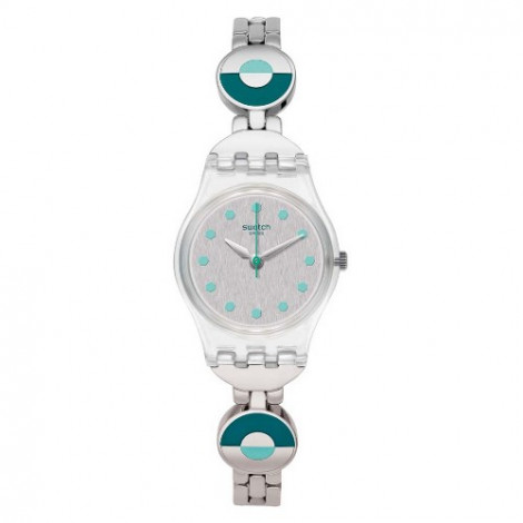 Modowy zegarek damski SWATCH Originals Lady LK377G BLUE PASTEL