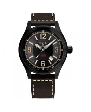 Szwajcarski, klasyczny zegarek męski BALL FIREMAN RACER DLC NM3098C-L1FJ-BKBR (NM3098CL1FJBKBR)