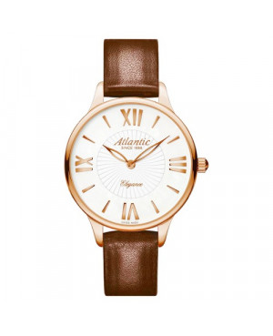 Klasyczny zegarek damski ATLANTIC Elegance 29038.44.08L (290384408L)
