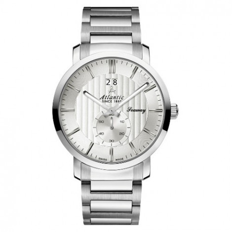 Szwajcarski, klasyczny zegarek męski szwajcarski ATLANTIC Seaway 63365.41.21 (633654121)