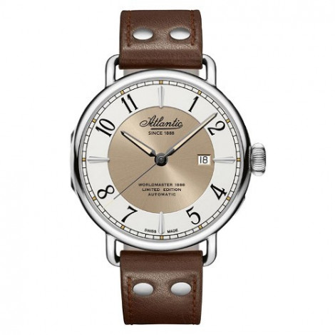Klasyczny zegarek męski Atlantic Worldmaster 130th Anniversary Limited Edition 57750.41.25B (577504125B)