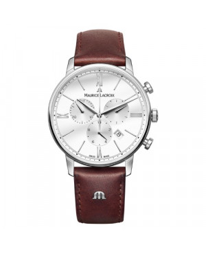 Szwajcarski sportowy zegarek męski MAURICE LACROIX Eliros Chronograph EL1098-SS001-112-1 EL1098-SS001-112-1 (EL1098SS0011121)