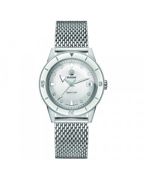 Szwajcarski, elegancki zegarek damski RADO Captain Cook Automatic Diamonds R32500703