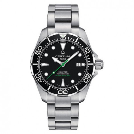 Szwajcarski zegarek męski do nurkowania CERTINA DS Action Diver Powermatic 80 C032.407.11.051.02 (C0324071105102)