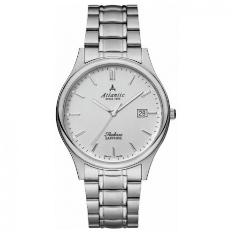 Klasyczny zegarek męski Atlantic Seabase 60347.41.21 (603474121)