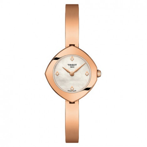Szwajcarski, elegancki zegarek damski TISSOT FEMINI-T T113.109.33.116.00 (T1131093311600) biżuteryjny