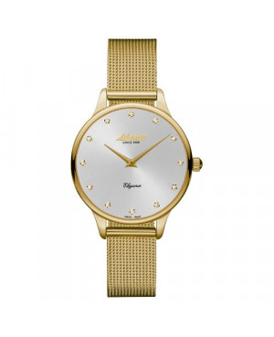 Klasyczny zegarek damski szwajcarski ATLANTIC Elegance 29038.45.27MB (290384527MB)