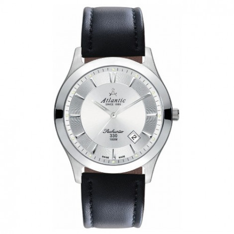 Klasyczny szwajcarski zegarek męski Atlantic Seahunter 71360.41.21 (713604121)