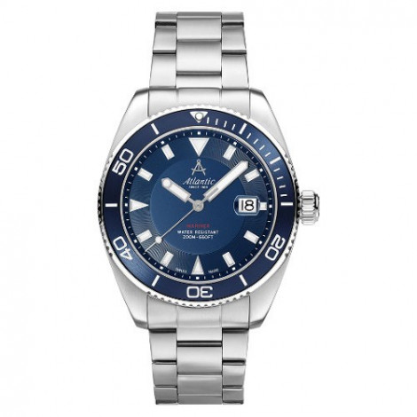 Szwajcarski, sportowy zegarek męski szwajcarski ATLANTIC Mariner 80376.41.51 (803764151)