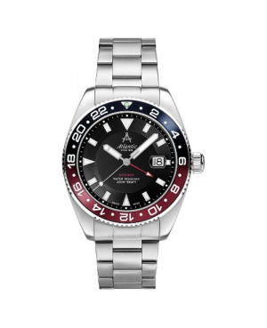 Sportowy zegarek męski szwajcarski ATLANTIC Mariner 80575.41.61 (805754161)