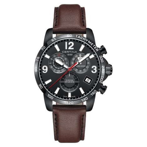 Szwajcarski, sportowy zegarek męski Certina DS Podium Chronograph GMT C034.654.36.057.00 (C0346543605700)