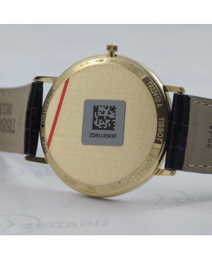 Szwajcarski, elegancki zegarek męski TISSOT GOLDRUN T922.410.06.011.00 (T9224100601100) klasyczny mechanizm kwarcowy