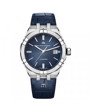 Szwajcarski klasyczny zegarek męski szwajcarski MAURICE LACROIX Aikon Automatic Date AI6008-SS001-430-1(AI6008SS0014301)