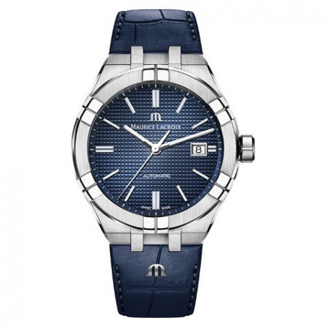 Szwajcarski klasyczny zegarek męski szwajcarski MAURICE LACROIX Aikon Automatic Date AI6008-SS001-430-1(AI6008SS0014301)