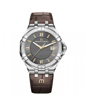 Szwajcarski klasyczny zegarek męski szwajcarski MAURICE LACROIX Aikon Gents AI1008-SS001-333-1(AI1008SS0013331)