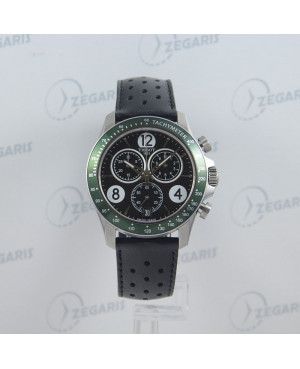 Szwajcarski, sportowy zegarek męski TISSOT V8 Quartz Chronograph T106.417.16.057.00 (T1064171605700) z szafirowym szkłem