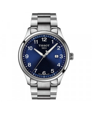 Szwajcarski, klasyczny zegarek męski TISSOT GENT XL CLASSIC T116.410.11.047.00 (T1164101104700) na bransolecie
