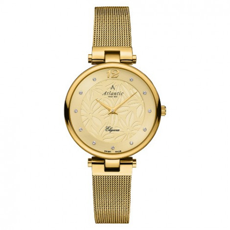 Klasyczny zegarek damski szwajcarski ATLANTIC Elegance 29037.45.31MB (290374531MB)