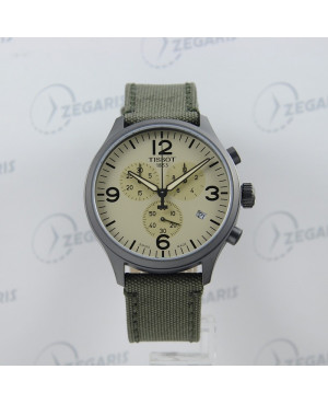 Szwajcarski zegarek męski TISSOT CHRONO XL T116.617.16.047.00 na pasku