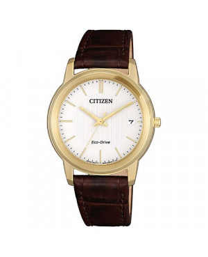 Klasyczny zegarek damski Citizen Eco-Drive Lether FE6012-11A (FE601211A)