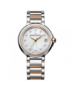 Szwajcarski klasyczny zegarek damski MAURICE LACROIX Fiaba Date 32mm FA1004-PVP23-170-1 (FA1004PVP231701)