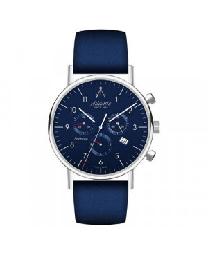 Sportowy zegarek męski ATLANTIC Seabase 60452.41.55 (604524155)