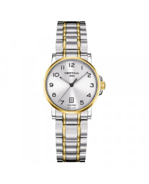 Szwajcarski, klasyczny  zegarek damski Certina DS Caimano Lady C017.210.22.032.00 (C0172102203200)