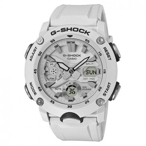 CASIO GA-2000S-7AER Sportowy zegarek męski Casio G-Shock G-Carbon  (GA2000S7AER)