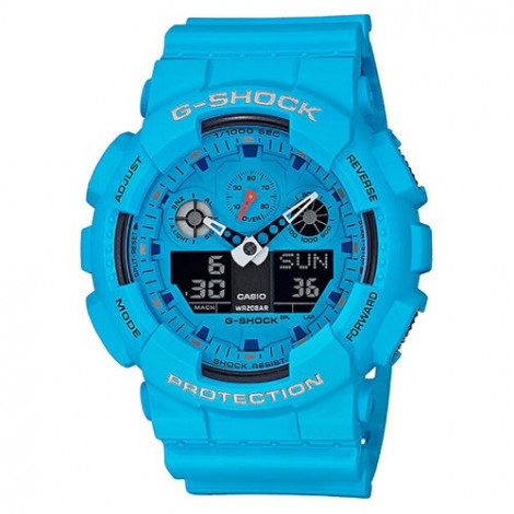 CASIO GA-100RS-2AER  Sportowy zegarek męski Casio G-Shock
