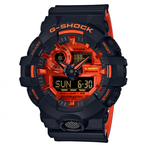 Sportowy zegarek męski Casio G-Shock GA-700BR-1AER (GA700BR1AER)