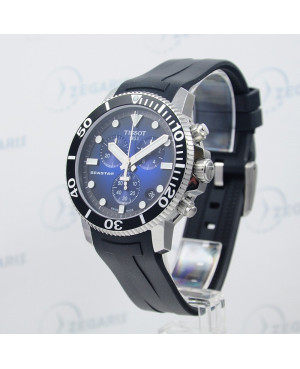 Szwajcarski zegarek Tissot Seastar 1000 T120.417.17.041.00 (T1204171704100) mechanizm kwarcowy ze stoperem z chronografem