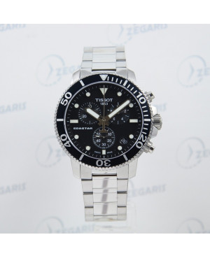 Szwajcarski zegarek męski Tissot Seastar T120.417.11.051.00 (T1204171105100) styl diver do nurkowania