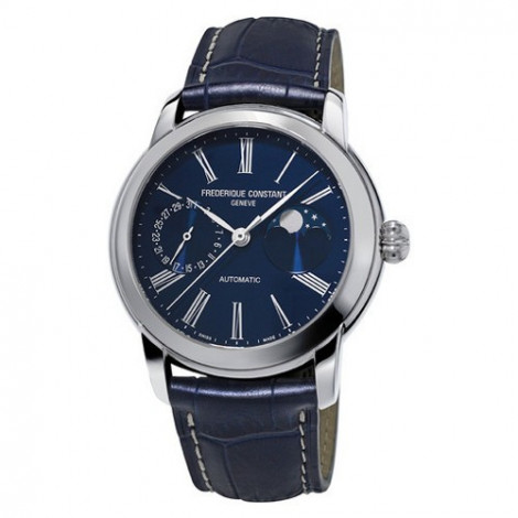 Szwajcarski klasyczny zegarek męski FREDERIQUE CONSTANT Classic Moonphase Manufacture FC-712MN4H6 (FC712MN4H6)