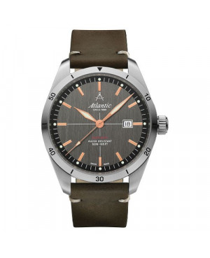 Klasyczny zegarek męski ATLANTIC Seaflight 70351.41.41R (703514141R)