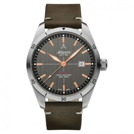 Klasyczny zegarek męski ATLANTIC Seaflight 70351.41.41R (703514141R)