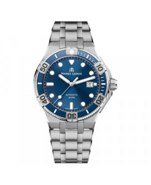 Szwajcarski klasyczny zegarek męski MAURICE LACROIX Aikon Venturer AI6058-SS002-430-2 (AI6058SS0024302)