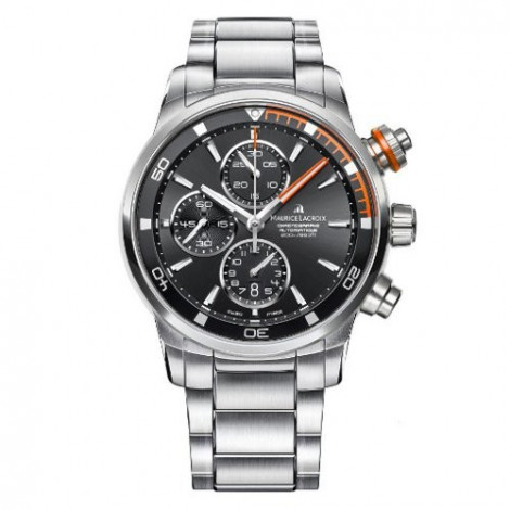 Szwajcarski sportowy zegarek męski MAURICE LACROIX Pontos S PT6008-SS002-332 (PT6008SS002332)u