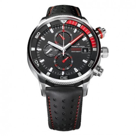 Szwajcarski sportowy zegarek męski MAURICE LACROIX Pontos S Supercharged PT6009-SS001-330 (PT6009SS001330)