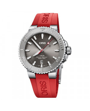 Szwajcarski zegarek męski do nurkowania ORIS Aquis Date Relief 01 733 7730 4153-07 4 24 66 EB