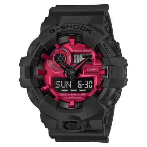 CASIO GA-700AR-1AER Sportowy zegarek męski Casio G-Shock