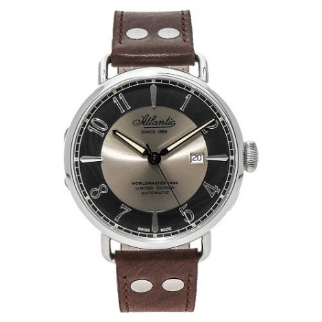 Klasyczny zegarek męski Atlantic Worldmaster 130th Anniversary Limited Edition 57750.41.65B (577504165B)